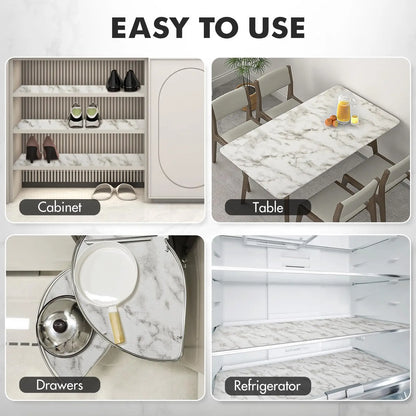 1pc Drawer and Shelf Liner for Kitchen Cabinet Non-Adhesive Non-Slip Waterproof Shelf Liner Easy to Clean for Shelves, Desks
